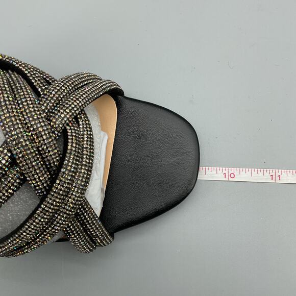 NEW Bella Vita Women’s Carmen Heeled Slip on Sandals Black Size 8W - Picture 7 of 10